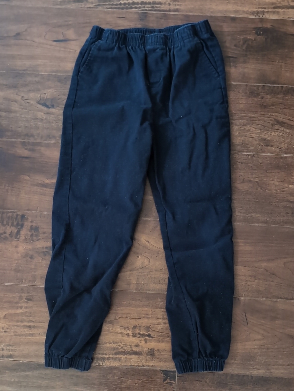 Kenneth Cole Black Elastic Waist Jogger Pants